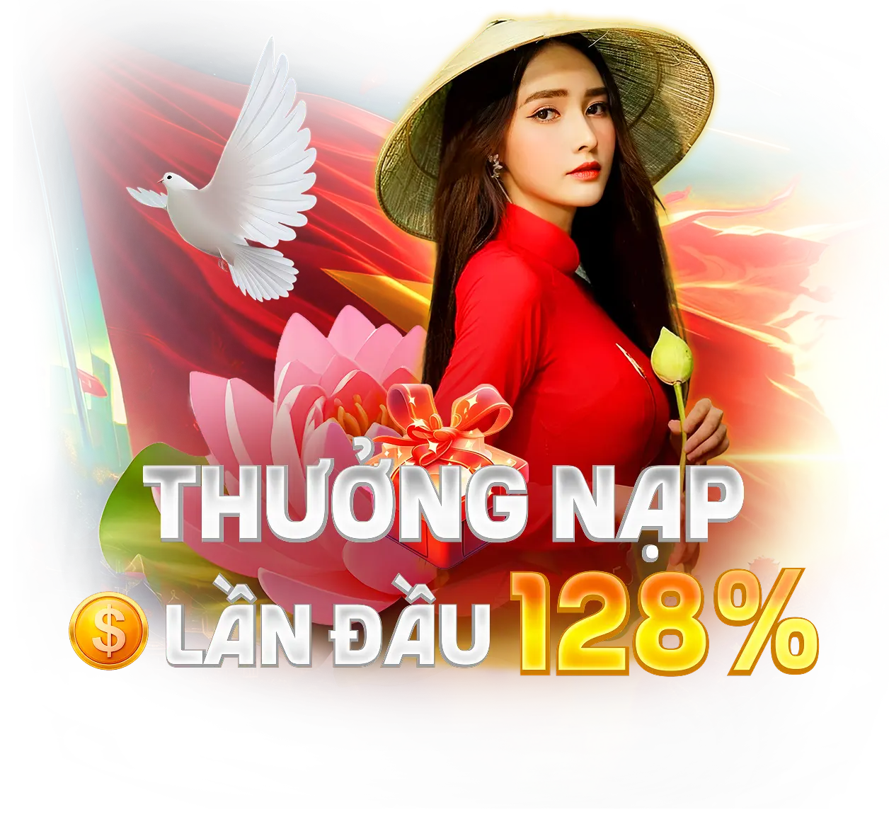 Thưởng nạp lần đầu 128%